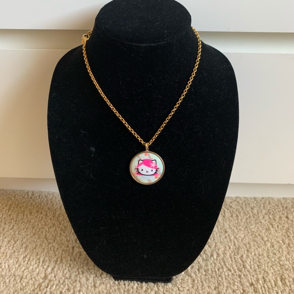 Tarina Tarantino Hello Kitty Pink head necklace